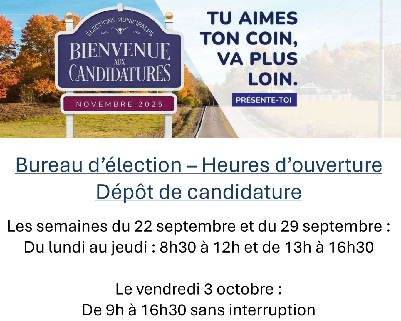 candidature